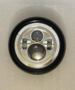 Headlight 7 inch Chrome with Headlight trim