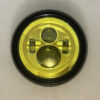 Headlight 7 inch Chrome with Yellow Foil and with Headlight trim